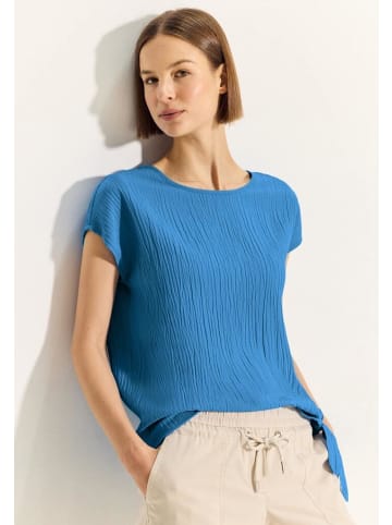 Cecil Halbarmbluse in Azure Blue