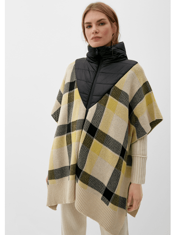 s.Oliver Poncho keine Ärmellänge in Beige