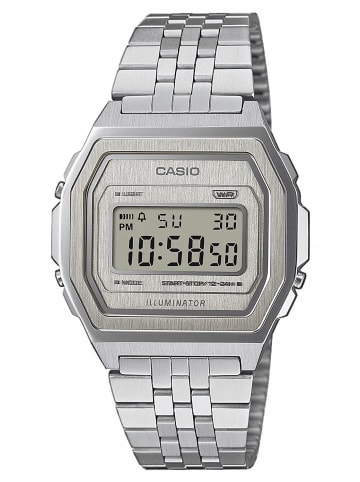 Casio Armbanduhr für Damen und Herren Vintage Iconic Silber