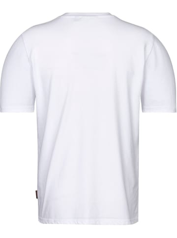 naketano T-Shirt "Adonis Fischer" in Weiß