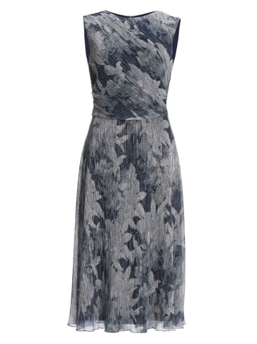 SWING Abendkleid in marine silber - 0001