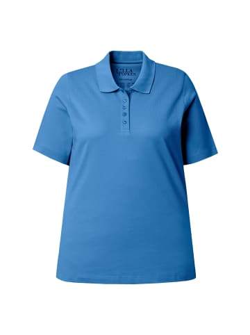 Ulla Popken Poloshirt in kornblume