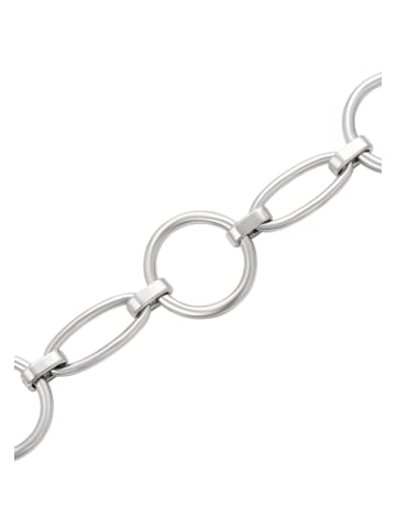 faina Women Cable Chain Link Bracelet in Silver