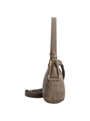 COCCINELLE Rebekka Schultertasche 23 cm (noir) in warm taupe