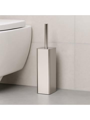 relaxdays WC-Bürstenhalter in Silber