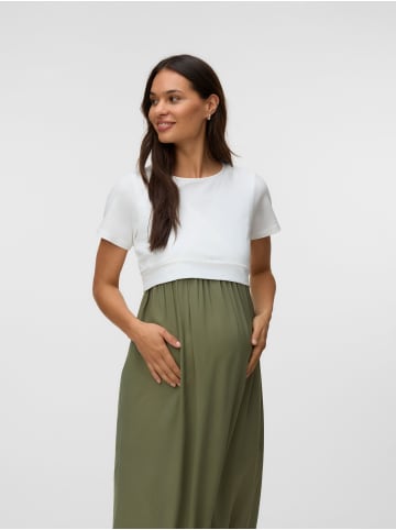 mama licious Kleid in Oil Green 1