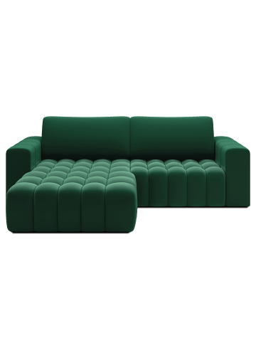 MF Design Bonita Recamiere Links in Smaragd -  (L) 175 x (B) 250 x (H) 92 cm