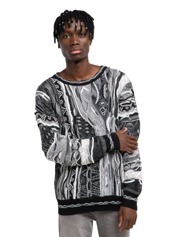 Carlo Colucci Strickpullover Fazzi in Anthrazit