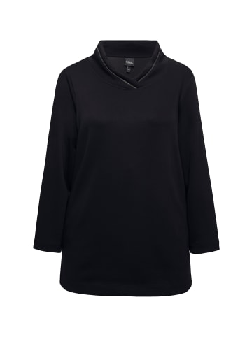 Ulla Popken Sweatshirt in schwarz