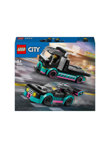 LEGO Bausteine City Autotransporter mit Rennwagen, ab 6 Jahre