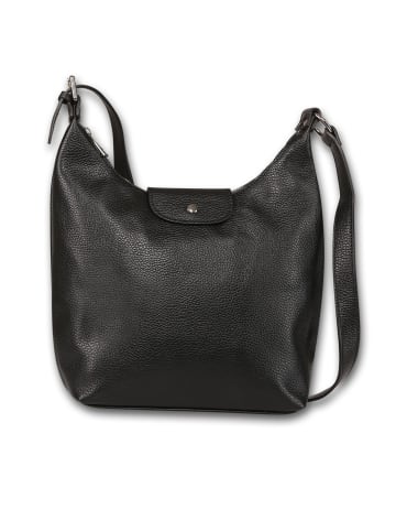 Toscanto Leder Umhängetasche Toscanto Tasche schwarz ca. 32cm