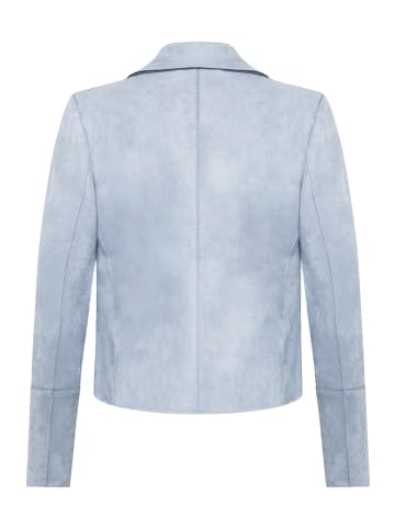 CARTOON Blazer-Jacke mit offenem Saum in Blue Blizzard