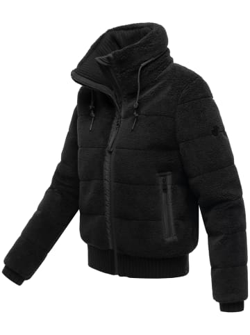 Navahoo Plüschjacke Schneepuder 14 in Black