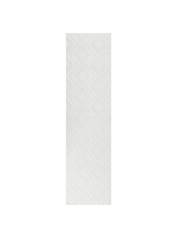 Beliani Kurzflor KEVIREL in Weiß - (W) 80 x (L) 300 cm