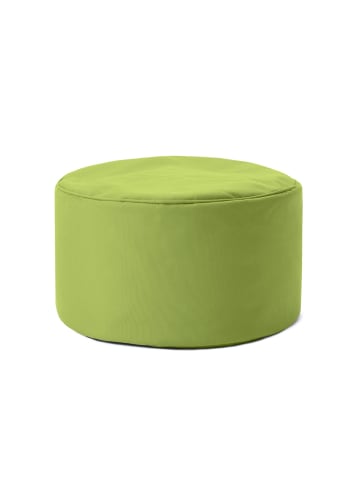 Lumaland Sitzsack-Sessel Pouf rund 50l grün  grün