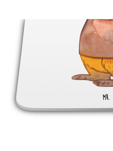 Mr. & Mrs. Panda Untersetzer für Gläser Widder Astologie ohne Sp... in Weiß