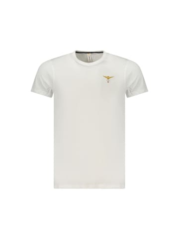 ACCADEMIA MILITARE Weiß Herren T-Shirt aus Baumwolle