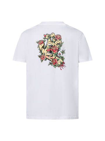 Santa Cruz T-Shirt Screaming Rose Flash in weiß