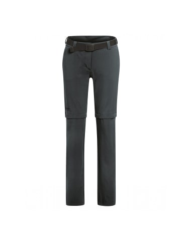 Maier Sports Zip-Hose Nata 2 in Dunkelgrau