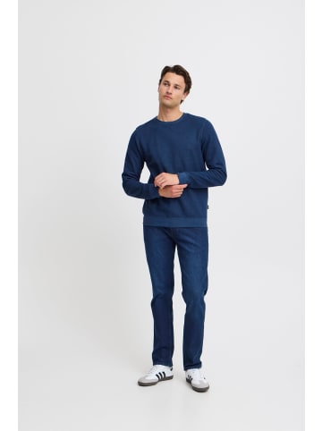 BLEND Rundhalspullover BHSweatshirt 20718070 schlichter Rundhalspullover in Blau