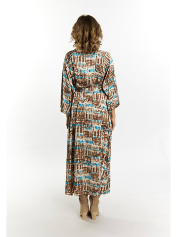 usha FESTIVAL Damen Wickelkleid in Braun Mehrfarbig