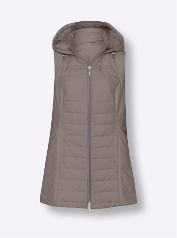 Sieh an! Longweste in taupe