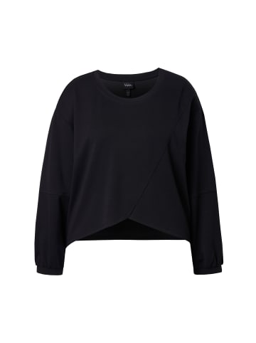 Ulla Popken Sweatshirt in schwarz