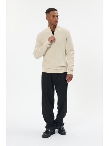 Matinique Strickpullover MAlagoon Gerade Passform in Oyster Gray Melange