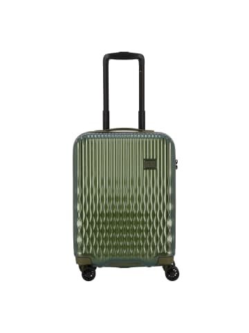 Pack Easy Flow 4 Rollen Kabinentrolley S 52 cm in bronze grün