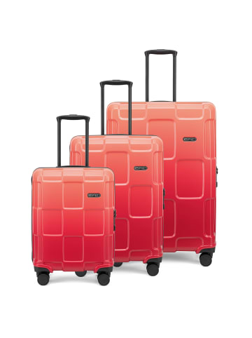 Epic Crate EX Wildlife 4 Rollen Kofferset 3-teilig redsunrise
