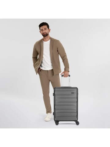 Worldpack New York 2.0 4 Rollen Trolley M 67 cm in black-metallic