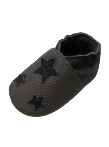 Yihakids Baby Krabbelschuhe aus Leder, weiche Lauflernschuhe mit rutschfester Sohle 