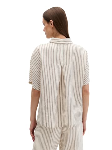 Marc O'Polo Leinenbluse regular in Medium Brown