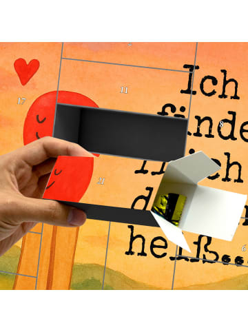 Mr. & Mrs. Panda Befüllbarer Adventskalender Streichhölzer Desig... in Weiß