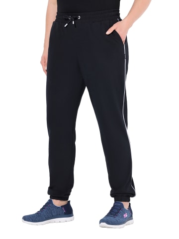 Ulla Popken Jogginghose in schwarz