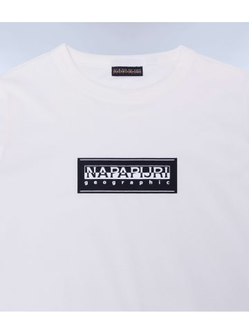 Napapijri T-Shirt "K S-Chamois Ss S" in Weiß