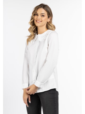 DreiMaster Damen Bluse in Wollweiss