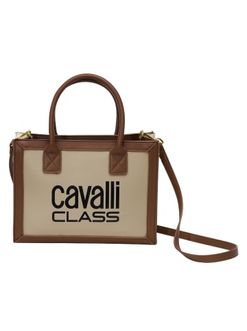 cavalli CLASS Elisa Handtasche 28 cm in beige and cognac