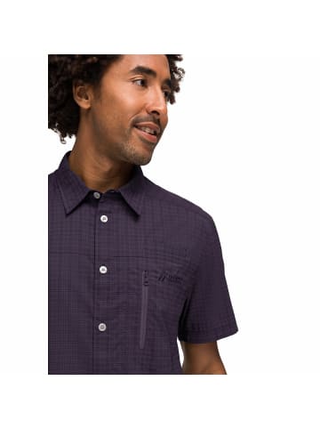 Maier Sports Kurzarmhemd Mats in Dunkelgrau