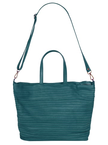 Samantha Look Shopper echt Leder in blau