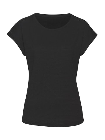 Vivance Rundhalsshirt in schwarz