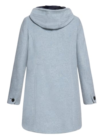 Gil Bret Wolljacke mit Kapuze in Bright Blue Melange