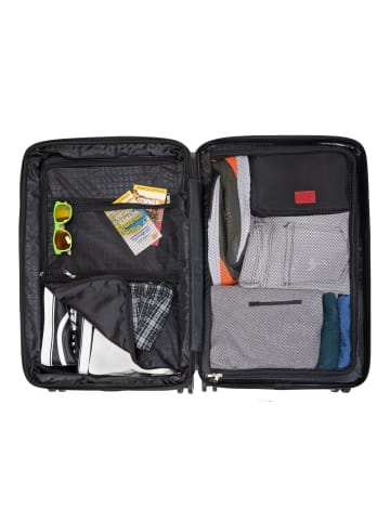 Hauptstadtkoffer Mitte - Kofferset 3 Trolleys Erweiterung Hartschale Gepäck-Set in Rot