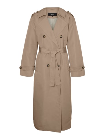 Vero Moda Trenchcoat in Silver Mink