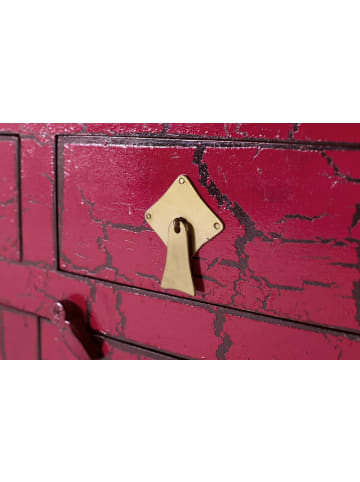 Giner y Colomer Rotes handgefertigtes Sideboard im japanischen Stil in Red