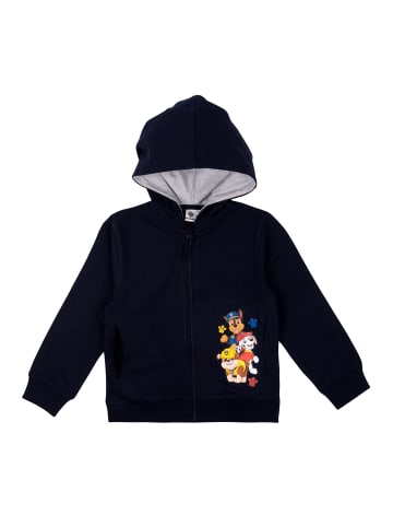 United Labels Paw Patrol Sweatjacke Kapuzenpullover mit Reißverschluss Hoodie in blau