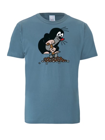 Logoshirt Print-Shirt Der kleine Maulwurf in blau