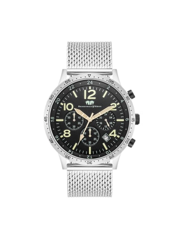 Rhodenwald & Söhne Uhr Flight Captain aus Edelstahl in silber