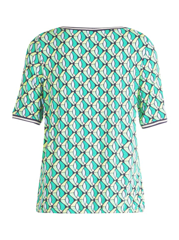 Betty Barclay Casual-Shirt mit Tunnelzug in Green/Blue