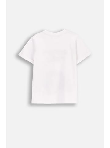 Coccodrillo T-Shirt mit kurzen Ärmeln in weiß